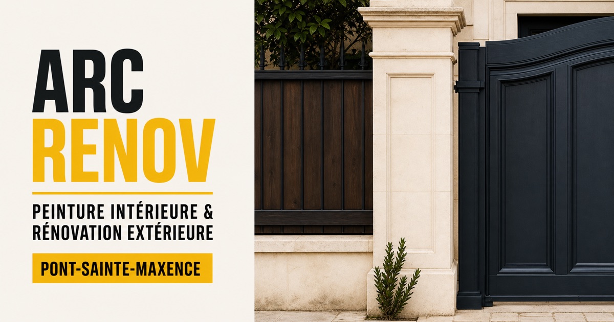 ARC RENOV — Peinture intérieure et rénovation extérieure dans l'Oise.